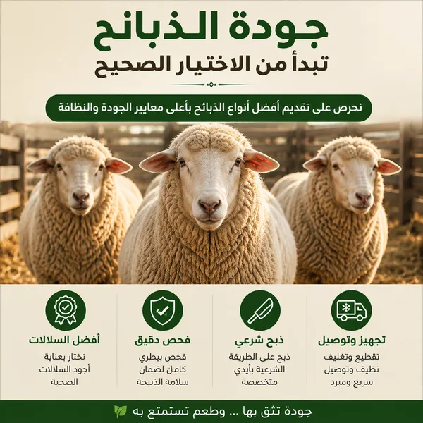 افضل ذبايح للبيع بالكويت مع توصيل مميز و سريع